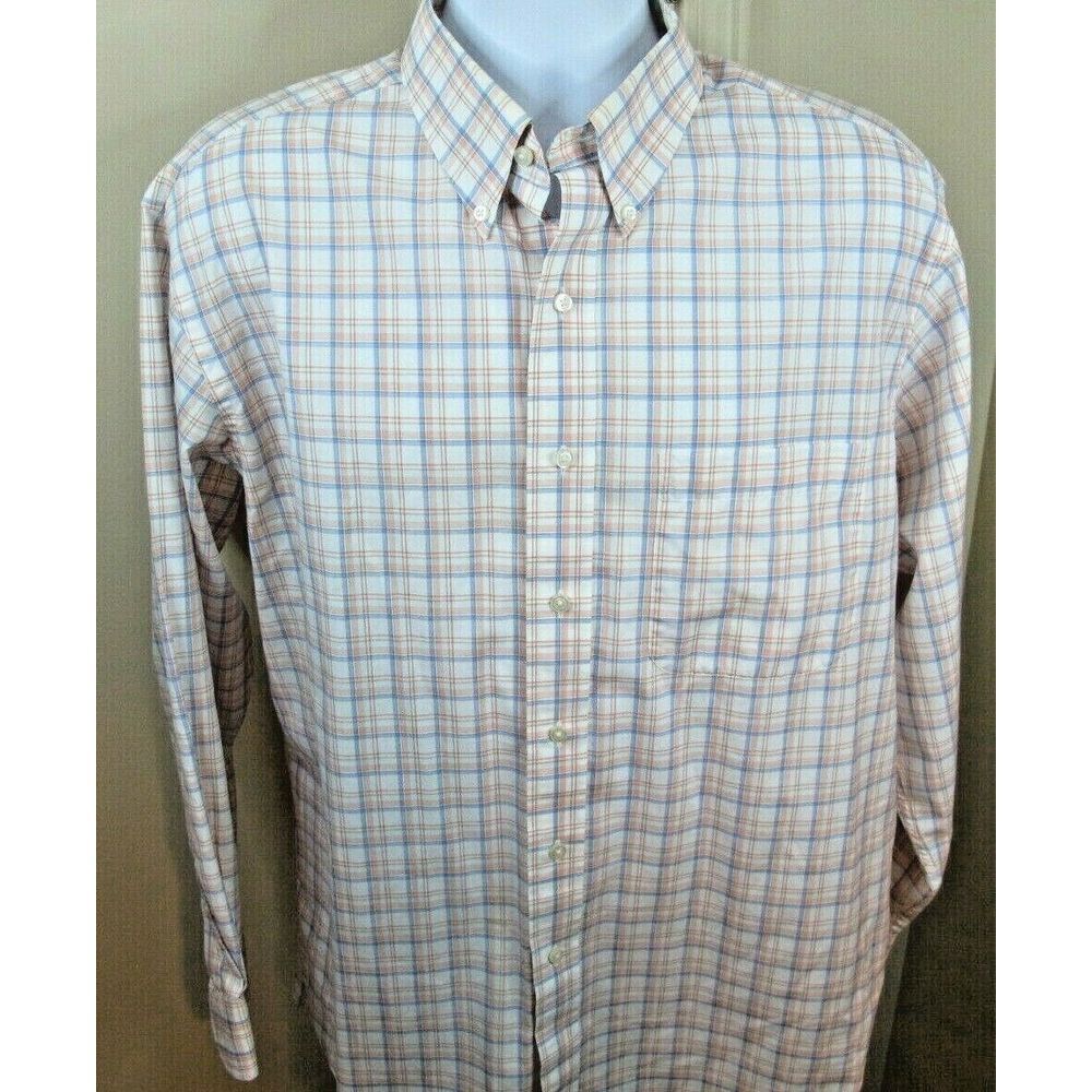 Men's Large Jos. A. Bank Traveler's Collection Long Sleeve Button Down Shirt - Picture 1 of 4
